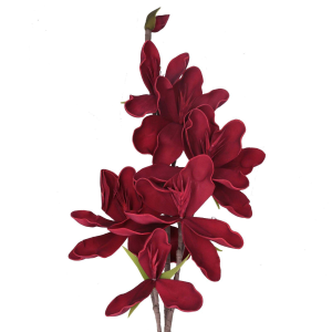 FIORE ARTIFICIALE MAGNOLIA ROSSO 113 CM