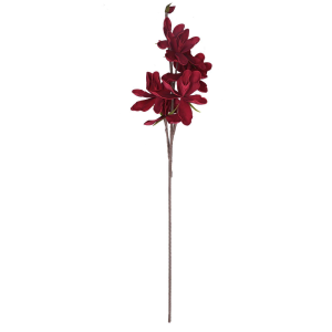 FIORE ARTIFICIALE MAGNOLIA ROSSO 113 CM
