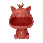 GATTO RESINA SVUOTATASCHE ARANCIONE 12x18x25h