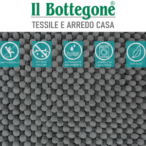 TAPPETO BAGNO ANTISCIVOLO DOTS