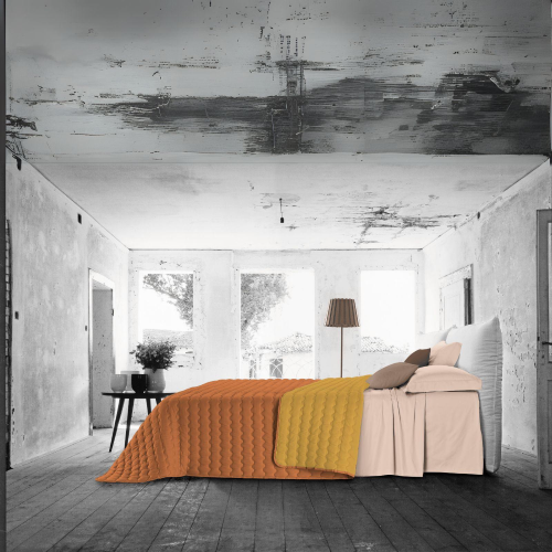 COPRILETTO TRAPUNTATO BICOLOR ACAPULCO