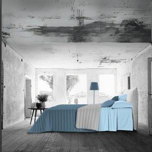 COPRILETTO TRAPUNTATO BICOLOR ACAPULCO