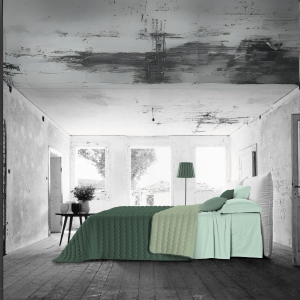 COPRILETTO TRAPUNTATO BICOLOR ACAPULCO