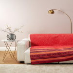 TELO ARREDO GRANFOULARD BASSETTI 270X270 MASER ROSSO