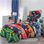 PARURE COPRIPIUMINO LETTO SINGOLO AVENGERS