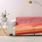 TELO ARREDO 350X270 BASSETTI GRANFOULARD KERALA ARANCIO