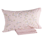 COMPLETO LENZUOLA MATRIMONIALE ARYA PERCALLE ROSA