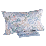 COMPLETO LENZUOLA MATRIMONIALE BE FANTASY PERCALLE BLU