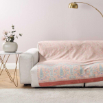 TELO ARREDO 350X270 BASSETTI GRANFOULARD INDIAN ROSES AVORIO
