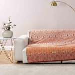 TELO ARREDO GRANFOULARD BASSETTI 270X270 NAIROBI ROSSO