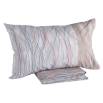 COMPLETO LENZUOLA LETTO SINGOLO MOONY PERCALLE PERLA