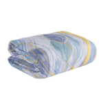 COPRILETTO TRAPUNTATO MATRIMONIALE MOONY QUILT OCEANO