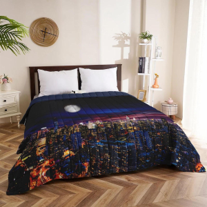 COPRILETTO TRAPUNTATO STAMPA DIGITALE 3D