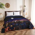 COPRILETTO TRAPUNTATO STAMPA DIGITALE 3D