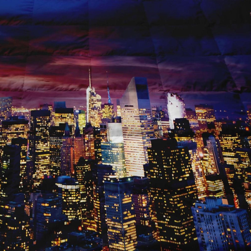 COPRILETTO TRAPUNTATO STAMPA DIGITALE 3D