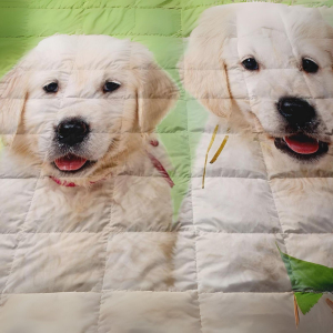 COPRILETTO TRAPUNTATO STAMPA DIGITALE 3D