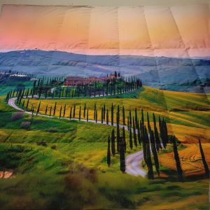 COPRILETTO TRAPUNTATO STAMPA DIGITALE 3D