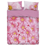 COMPLETO LENZUOLA MATRIMONIALE BASSETTI IMAGINE GERBERA