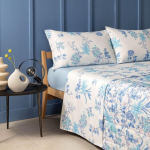 COMPLETO LENZUOLA MATRIMONIALE TWIG BLU