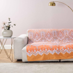 TELO ARREDO GRANFOULARD BASSETTI 350X270 ISOLABELLA ARANCIO