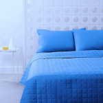 COPRILETTO TRAPUNTATO LETTO SINGOLO SELENE BLU