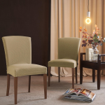 COPPIA COPRISEDIA CON SPALLIERA BIELASTICO LEONARDO BEIGE