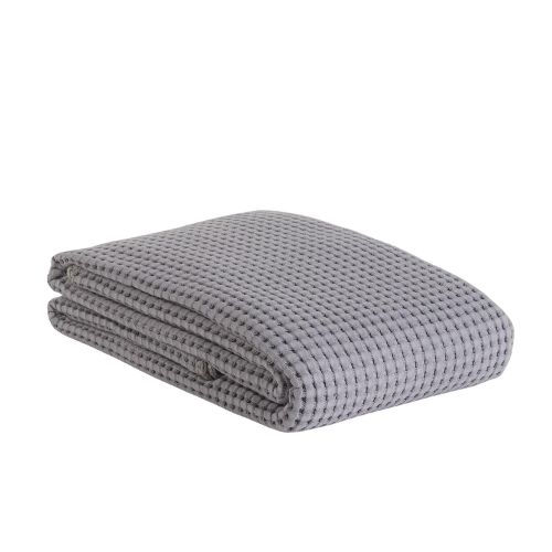 COPRILETTO MATRIMONIALE WAFFLE PERLA