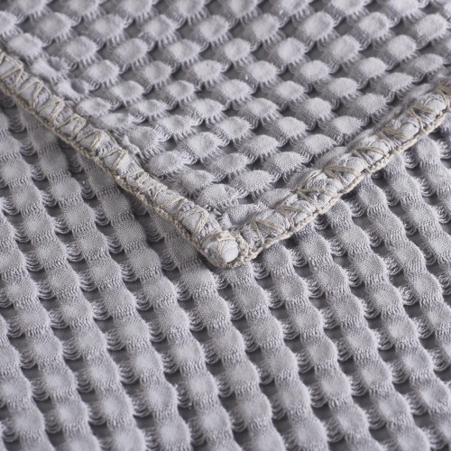 COPRILETTO MATRIMONIALE WAFFLE PERLA