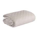 COPRILETTO TRAPUNTATO MATRIMONIALE IN COTTON SABBIA