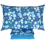 COMPLETO LENZUOLA MATRIMONIALE BASSETTI BUBBLE BLU