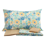 COMPLETO LENZUOLA MATRIMONIALE BASSETTI SEVENTY FIVE BLU