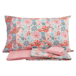 COMPLETO LENZUOLA MATRIMONIALE BASSETTI SEVENTY FIVE ROSSO