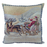 FODERA CUSCINO DORA NATALE BABBO 45X45