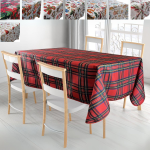 TOVAGLIA COPRITAVOLO NATALIZIA ANTIMACCHIA