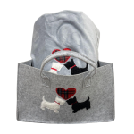 PLAID INVERNALE IN PILE CON BORSA ABBINATA