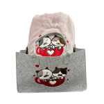 PLAID INVERNALE IN PILE CON BORSA ABBINATA