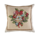 FODERA CUSCINO 45X45 GOBELIN NATALE CAMPANA