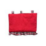 COPRIFORNO CON VOLANT IMBOTTITO OSLO ROSSO