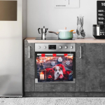 COPRIFORNO NATALIZIO UNIVERSALE 4 CON LED