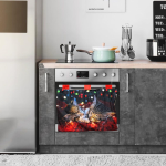 COPRIFORNO NATALIZIO UNIVERSALE 3 CON LED