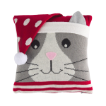 FODERINA CUSCINO ARREDO NATALE XMAS TIME XMAS CAT 42X42