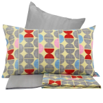 COMPLETO LENZUOLA LETTO SINGOLO BASSETTI BERRY GIALLO