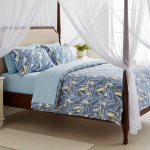 COMPLETO COPRIPIUMINO MATRIMONIALE ALTEA BLU