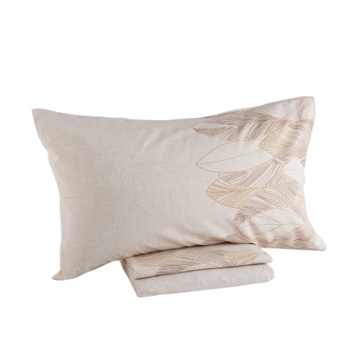 COMPLETO LENZUOLA MATRIMONIALE MONTREAL PERCALLE GOLD