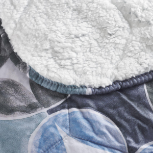 COPERTA MATRIMONIALE TERMOPELUCHE SAILOR BLU