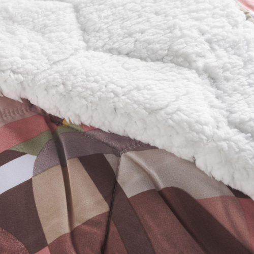 COPERTA MATRIMONIALE TERMOPELUCHE SCUBA ROSA