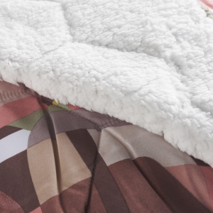 COPERTA MATRIMONIALE TERMOPELUCHE SCUBA ROSA