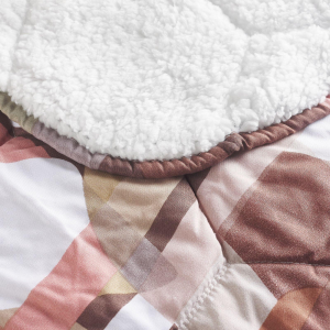 COPERTA MATRIMONIALE TERMOPELUCHE SCUBA ROSA