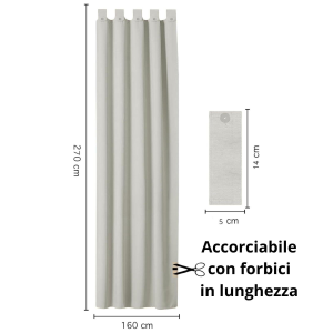 TENDA GAZEBO SPRINGFIELD 160X270 GRIGIO