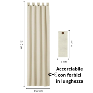 TENDA GAZEBO SPRINGFIELD 160X270 CREMA